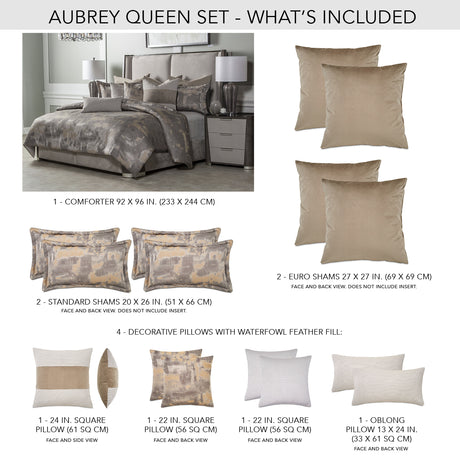 Aubrey Patina Comforter Set - Ornate Home