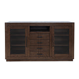 Auburn Hills Dark Oak 50 Console - Ornate Home