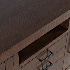 Auburn Hills Dark Oak 50 Console - Ornate Home