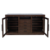Auburn Hills Dark Oak 50 Console - Ornate Home