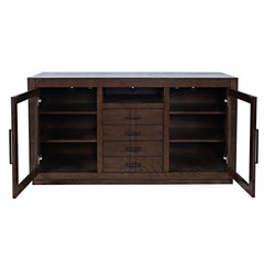 Auburn Hills Dark Oak 50 Console - Ornate Home