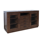 Auburn Hills Dark Oak 50 Console - Ornate Home