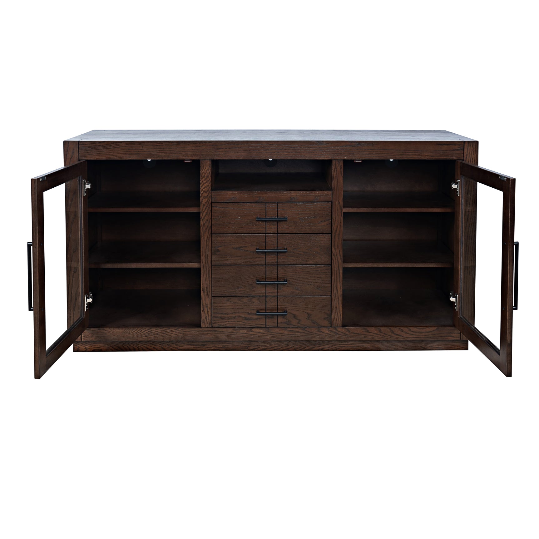 Auburn Hills Dark Oak 60 Console - Ornate Home