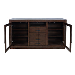 Auburn Hills Dark Oak 60 Console - Ornate Home