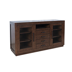 Auburn Hills Dark Oak 60 Console - Ornate Home