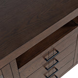 Auburn Hills Dark Oak 70 Console - Ornate Home