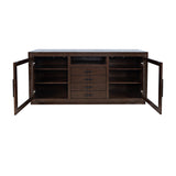 Auburn Hills Dark Oak 70 Console - Ornate Home