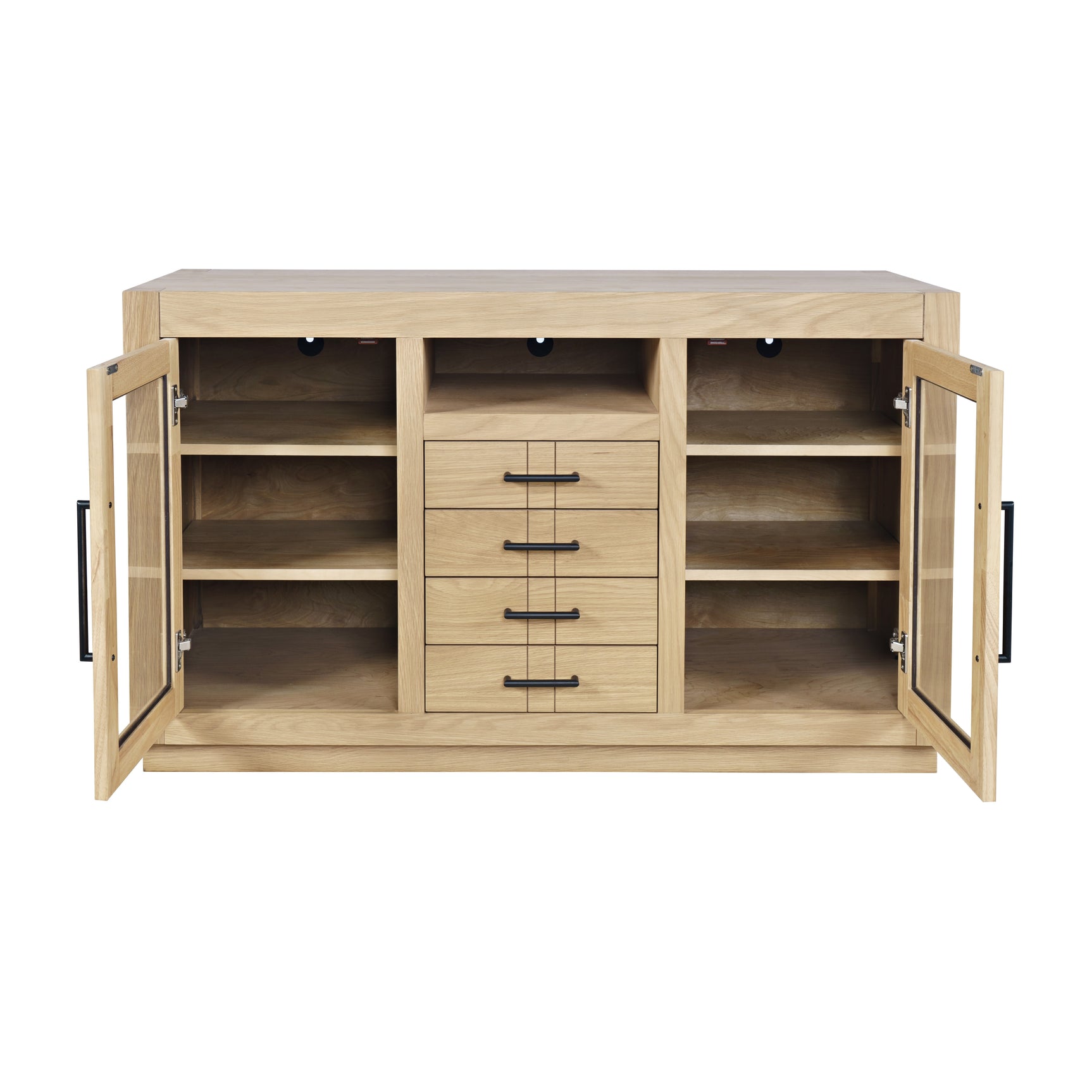 Auburn Hills Light Oak 50 Console - Ornate Home