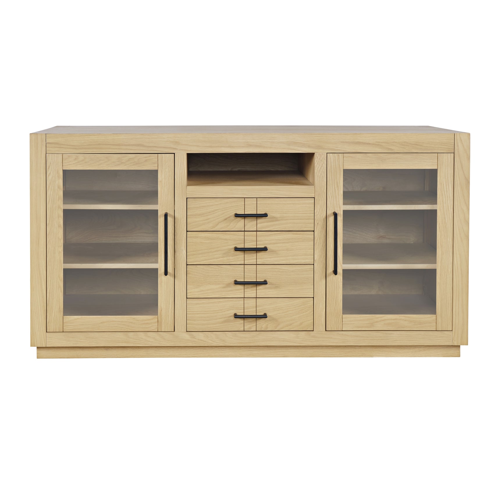 Auburn Hills Light Oak 60 Console - Ornate Home