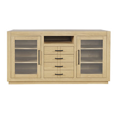 Auburn Hills Light Oak 60 Console - Ornate Home