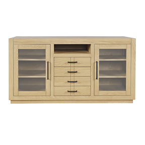 Auburn Hills Light Oak 60 Console - Ornate Home