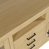 Auburn Hills Light Oak 60 Console - Ornate Home