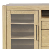 Auburn Hills Light Oak 60 Console - Ornate Home