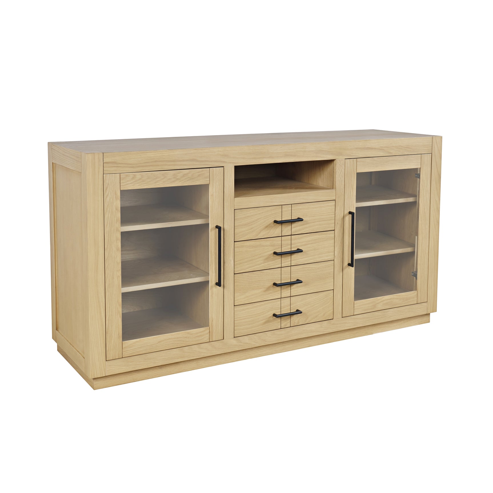 Auburn Hills Light Oak 60 Console - Ornate Home