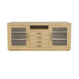 Auburn Hills Light Oak 70 Console - Ornate Home