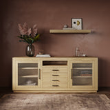 Auburn Hills Light Oak 70 Console - Ornate Home
