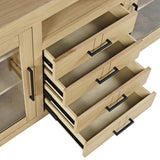 Auburn Hills Light Oak 70 Console - Ornate Home