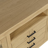 Auburn Hills Light Oak 70 Console - Ornate Home