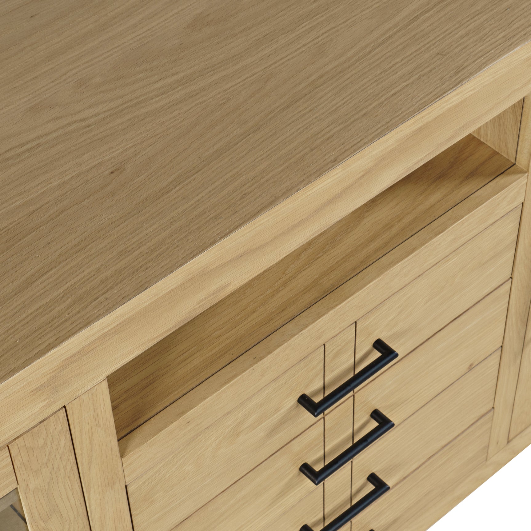 Auburn Hills Light Oak 70 Console - Ornate Home
