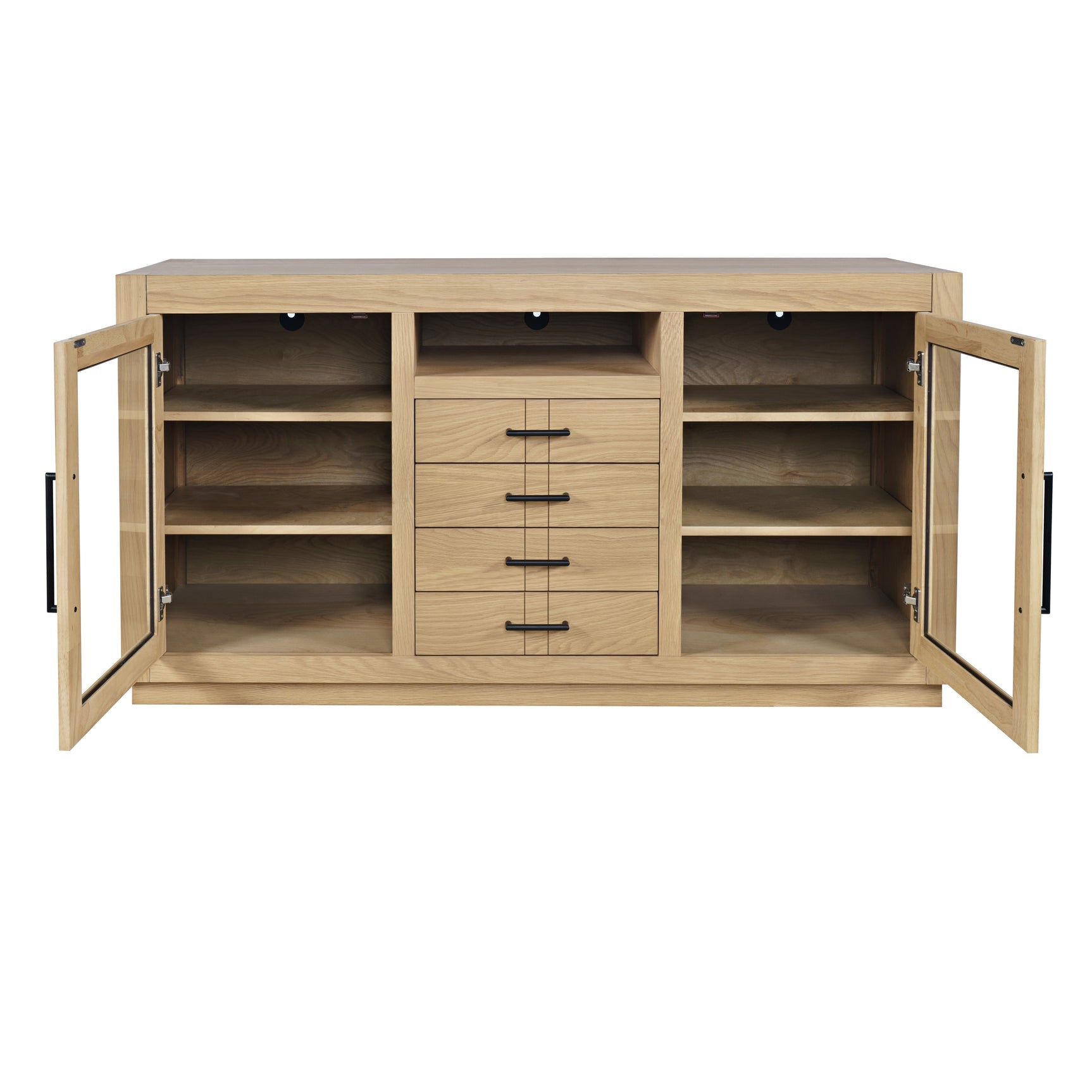 Auburn Hills Light Oak 70 Console - Ornate Home