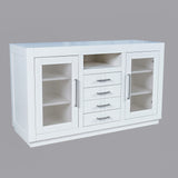 Auburn Hills White 50 Console - Ornate Home