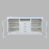 Auburn Hills White 60 Console - Ornate Home