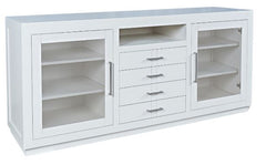 Auburn Hills White 70 Console - Ornate Home