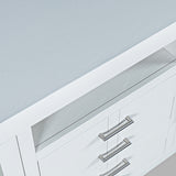 Auburn Hills White 70 Console - Ornate Home