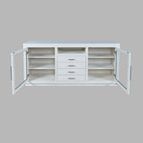 Auburn Hills White 70 Console - Ornate Home