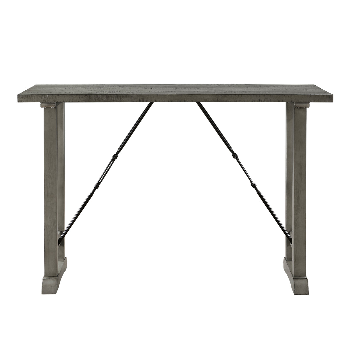 Auburndale Gray 5pc Dining Set - Ornate Home