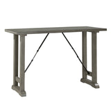 Auburndale Gray 5pc Dining Set - Ornate Home
