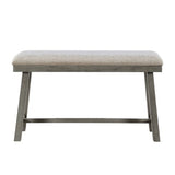 Auburndale Light Gray Counter Height Bench - Ornate Home