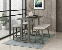 Auburndale Light Gray Counter Height Stool - Ornate Home