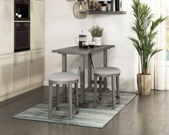 Auburndale Light Gray Counter Height Stool - Ornate Home
