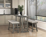 Auburndale Light Gray Counter Height Table - Ornate Home