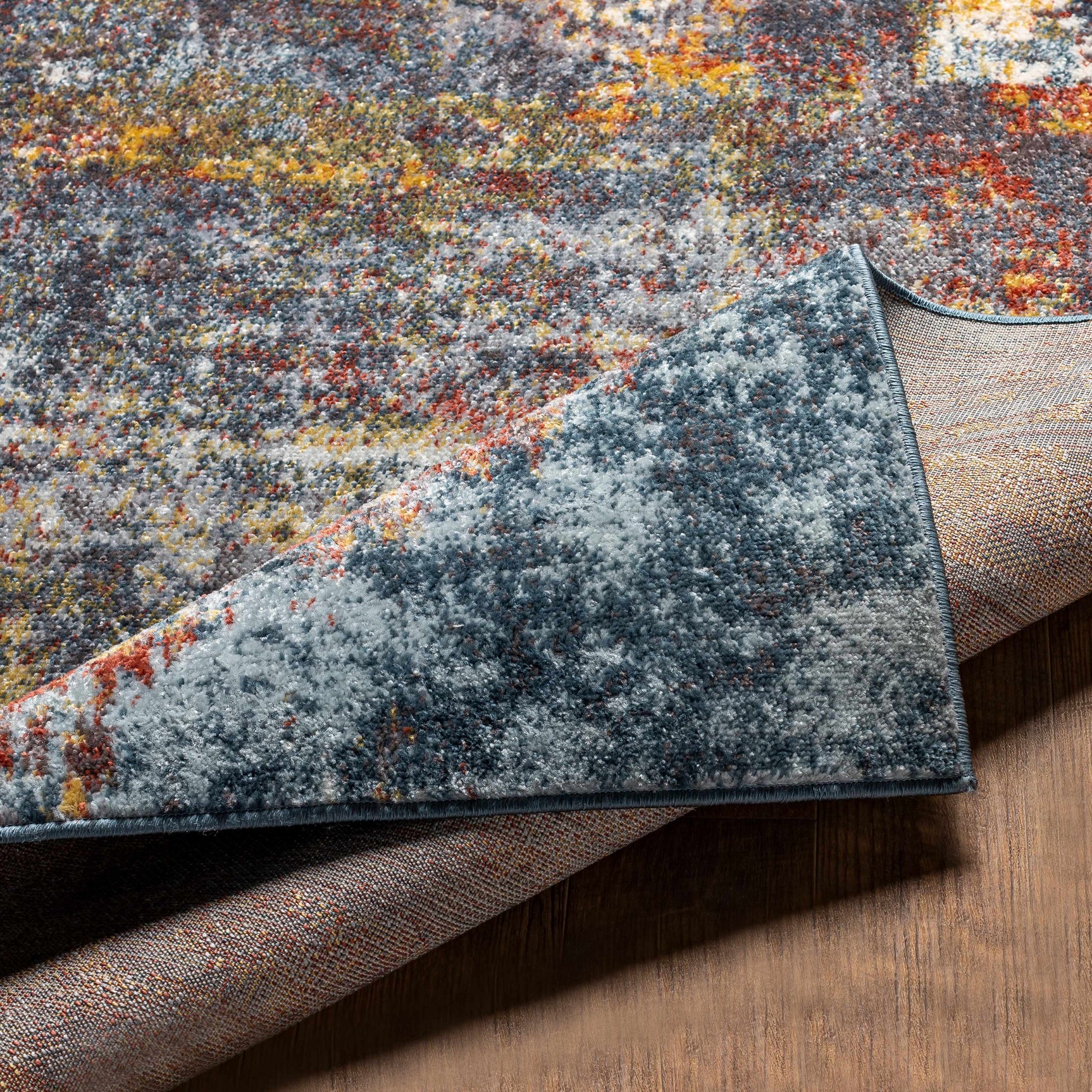Auckley Colorful Abstract Area Rug - Ornate Home