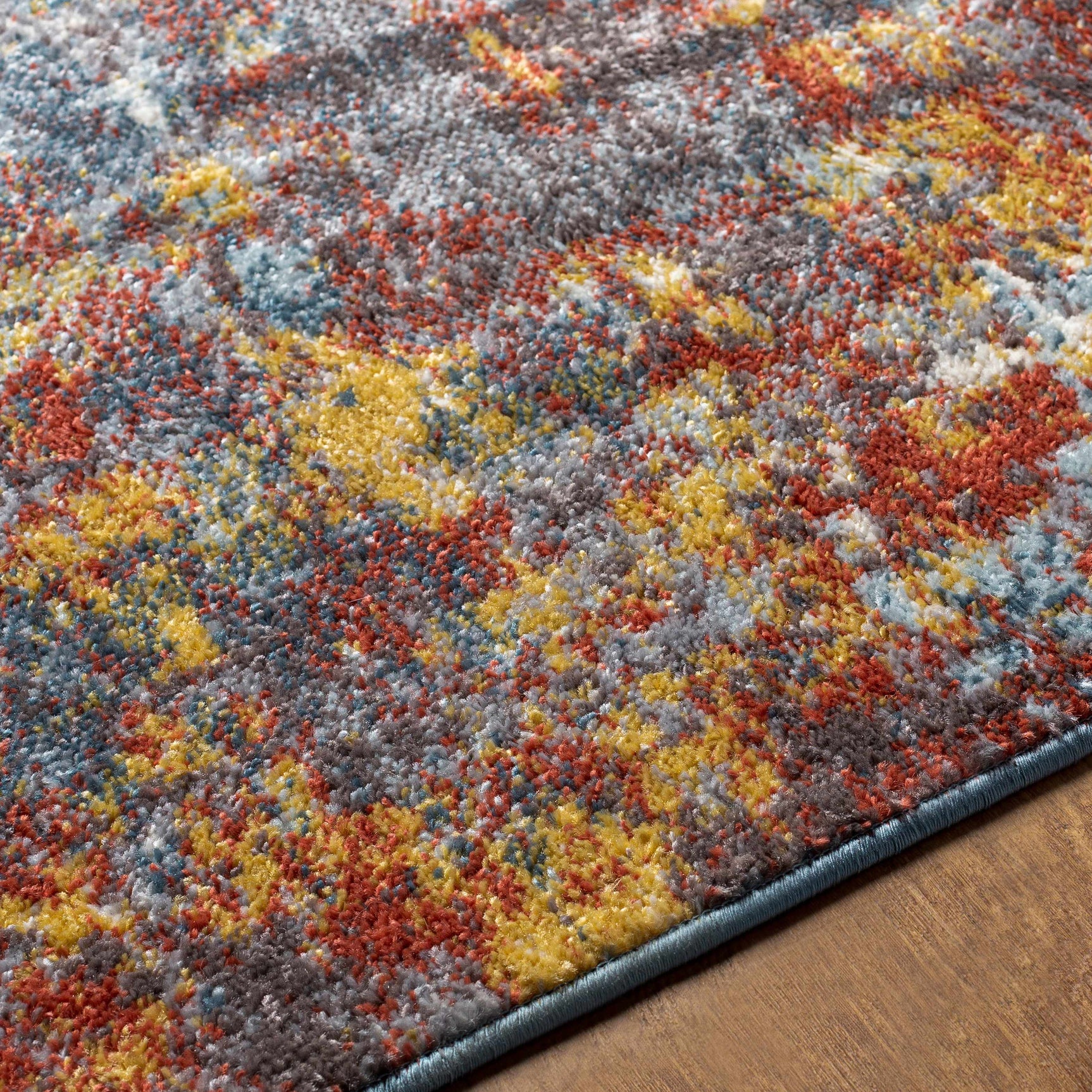 Auckley Colorful Abstract Area Rug - Ornate Home