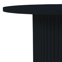 Auden Black 48 Dining Table w/ 4 Beck Chairs - Ornate Home