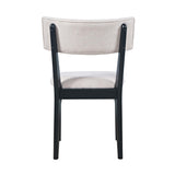 Auden Black 48 Dining Table w/ 4 Beck Chairs - Ornate Home
