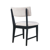 Auden Black 48 Dining Table w/ 4 Beck Chairs - Ornate Home