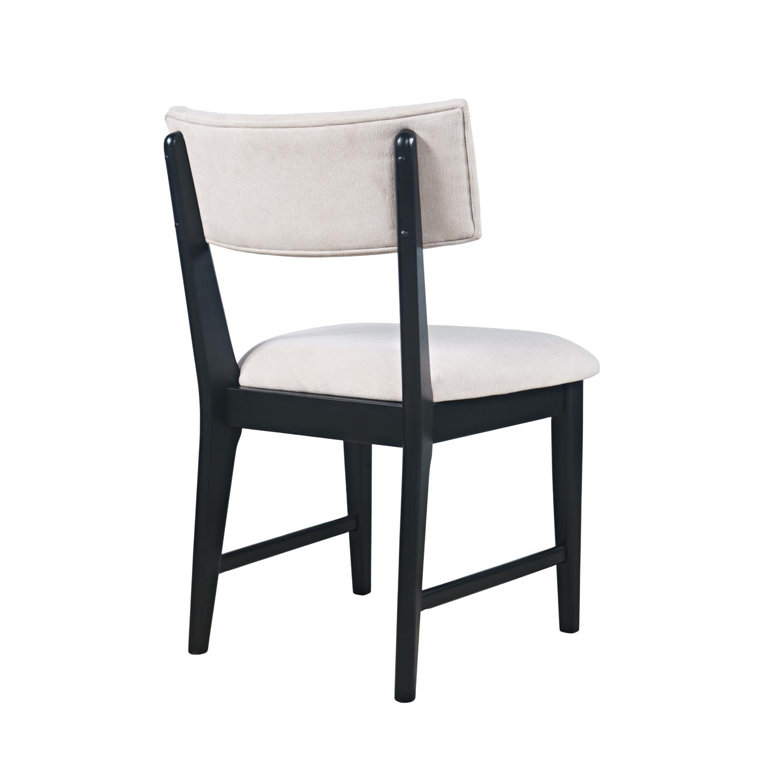 Auden Black 48 Dining Table w/ 4 Beck Chairs - Ornate Home