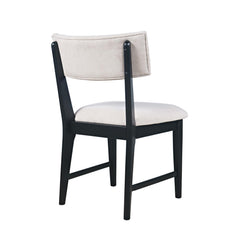 Auden Black 48 Dining Table w/ 4 Beck Chairs - Ornate Home
