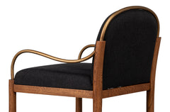 Auden Black Bar Stool - Ornate Home