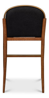 Auden Black Bar Stool - Ornate Home