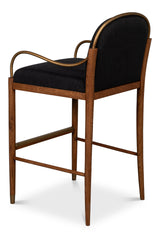 Auden Black Bar Stool - Ornate Home