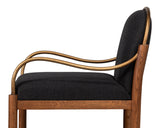 Auden Black Bar Stool - Ornate Home