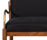 Auden Black Bar Stool - Ornate Home