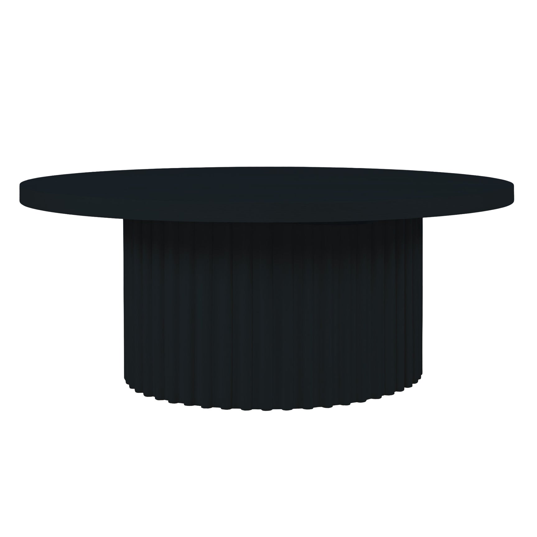 Auden Black Round Cocktail Table - Ornate Home