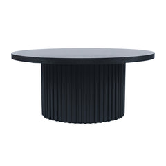 Auden Black Round Cocktail Table - Ornate Home