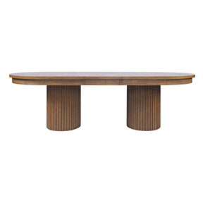Auden Chestnut 101 Double Ped Dining Table - Ornate Home